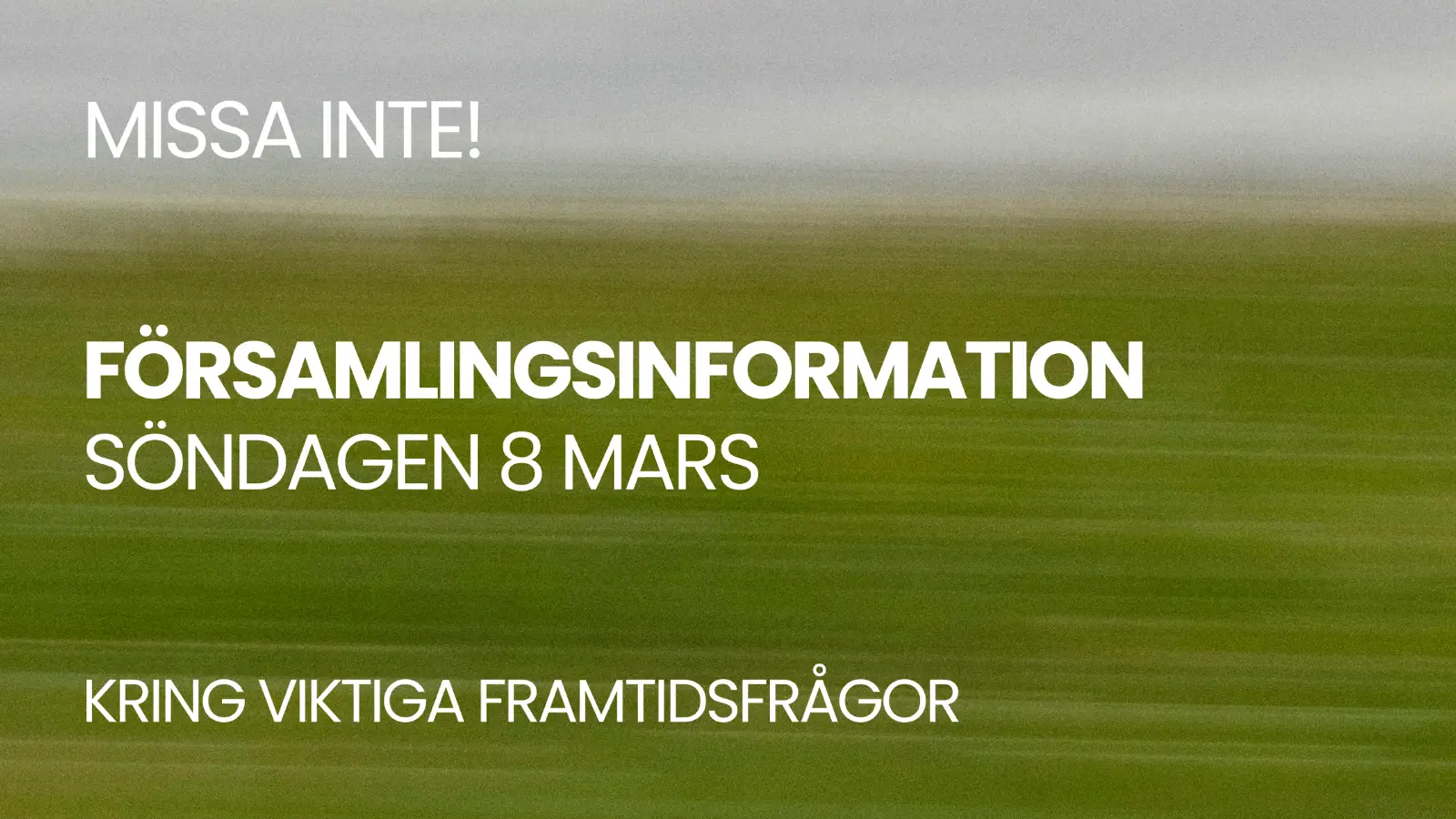 Församlingsinfo - Uppsala Pingst